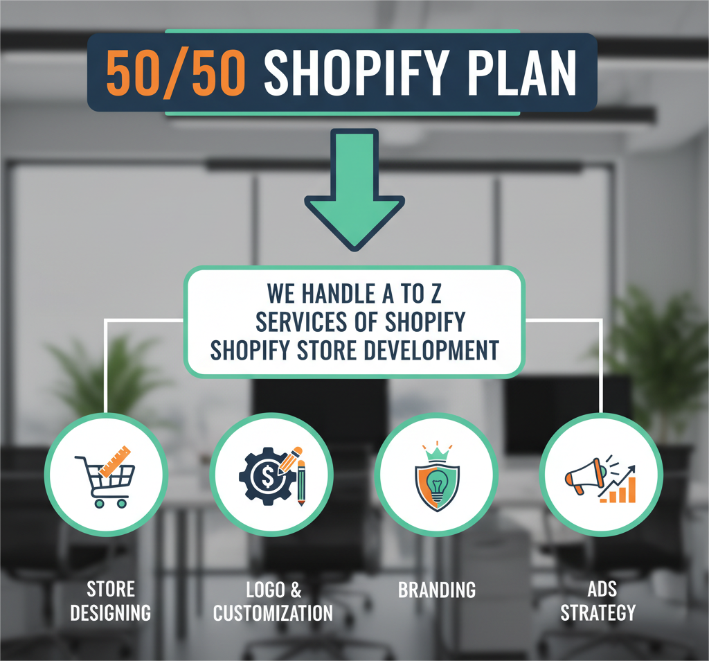 Dream Weavers 50/50 Shopify plan